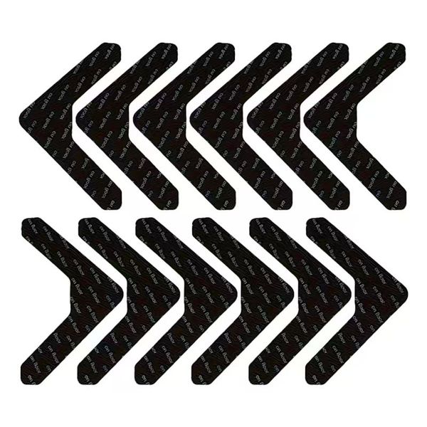 12pcs Carpet Anti-Slip Stickers - Reusable Non-Marking Grippers