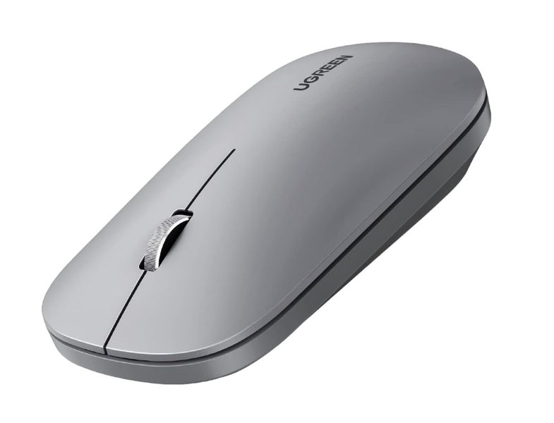 UGREEN - Ultra Slim Wireless Mouse With USB Receiver - Grey