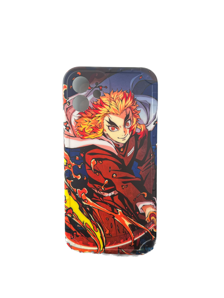 Demon Slayer Anime Silicone Cover - Rengoku - iPhone Series