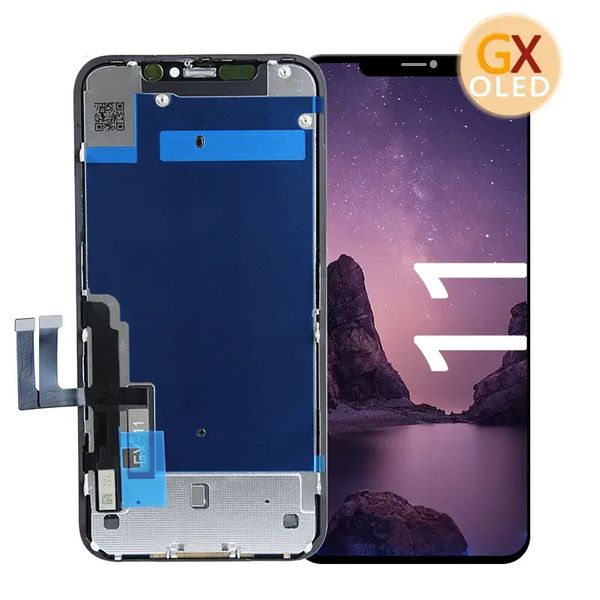Lcd GX Screen Replacement for iPhone 11 with Tempered Glass