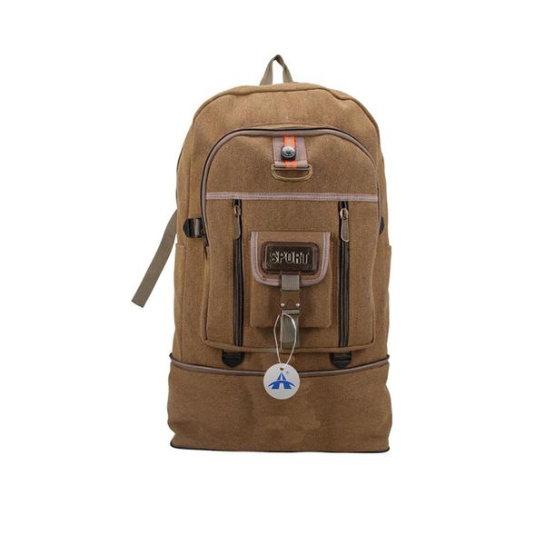 ALANES Large Space Canvas Backpack 26L/34L Vintage Outdoor Backpack
