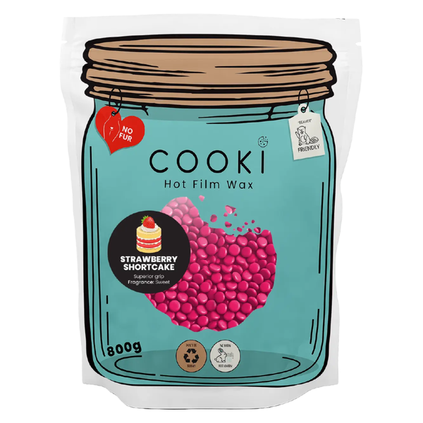 Cooki Strawberry Shortcake Hot Film Wax 800g