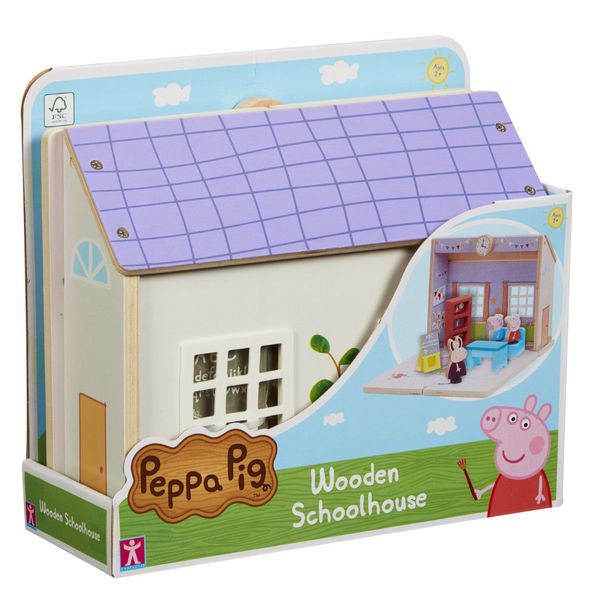 Peppa Pig Wooden School House Set