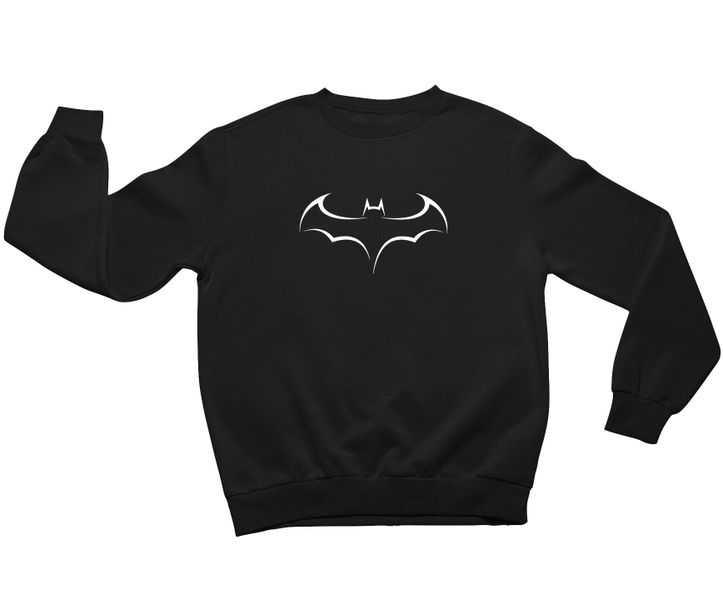 JuiceBubble Batman Outline Logo Mens Sweater