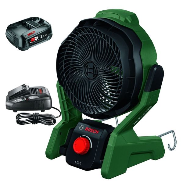Bosch - Cordless Universal Cooling Fan 18V-1000 with Battery &amp; Charger