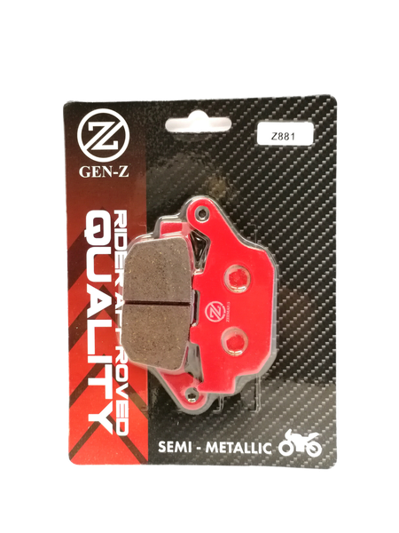 Gen-Z Semi-Metallic Front Brake Pads (Z881) Univ image