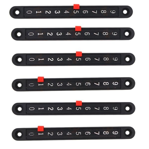 6Pcs Soccer Tabletop Scoreboard Snooker Score Board Games Counter