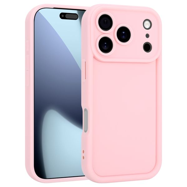 Luxury Soft-Touch Silicone Cover Compatible with iPhone 17 Pro / Pro Max