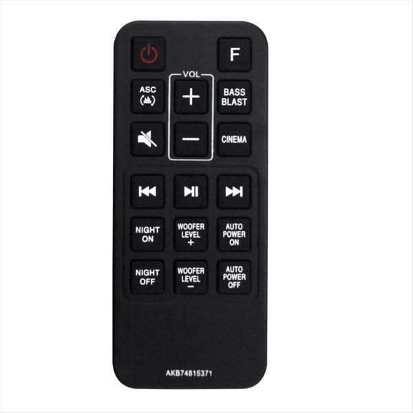 AKB74815371 Replace Remote Control for Sound Bar SJ3 SJ4 SPJ4B-W