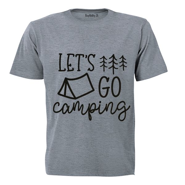 Let's Go Camping - Kids T-Shirt - White