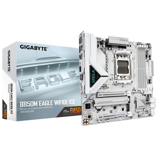 GIGABYTE B850M EAGLE WIFI6E ICE DDR5 AMD Socket AM5 Motherboard