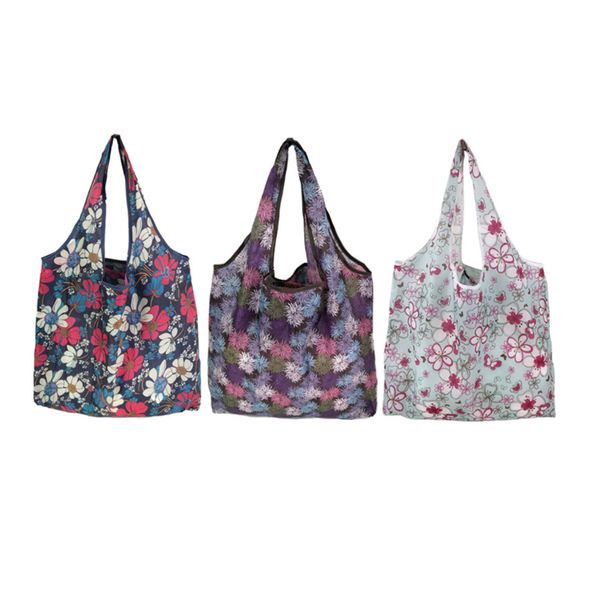 Foldable Recycle Shopping Bag Eco-Friendly - Set of 3 - 60cm