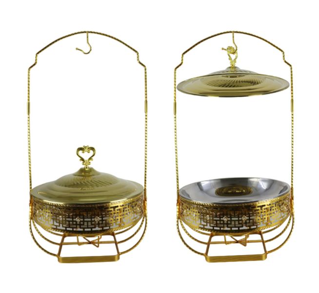 Gold Chafing Dish Hanging Lid