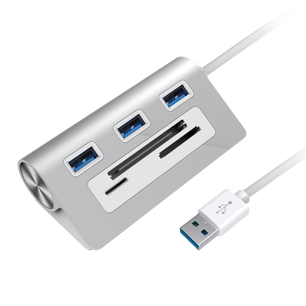 Usb Hub Card Reader 3 Ports Usb 3 0 With Tf / Sd Card Reader