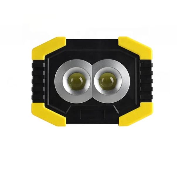 Portable COB LED Work Light With Foldable Stand Rechargeable Battery