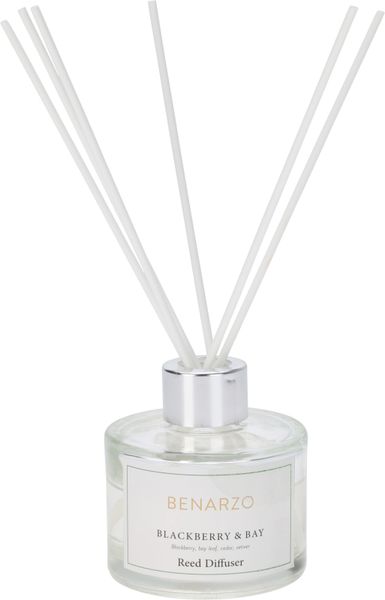 Diffuser in Glass Bottle with 6 Reed Sticks Fragrance Blackberry Bay 80ml