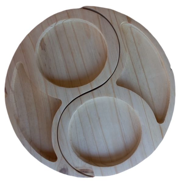 Ying and Yang Snack Tray