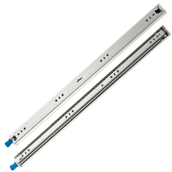 Chenshia 120kg 2Pc Heavy Duty Locking Drawer Slides for Bakkie &amp; RV Storage
