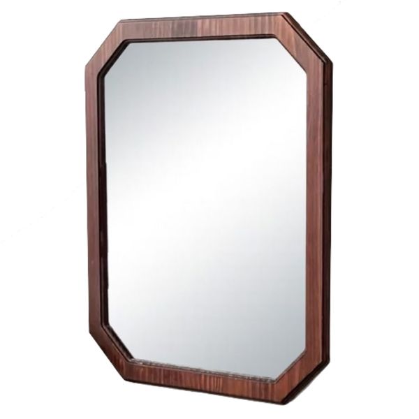Decor Bathroom &amp; Home Wooden Bohemian &amp; Rustic Style Recangle Mirror