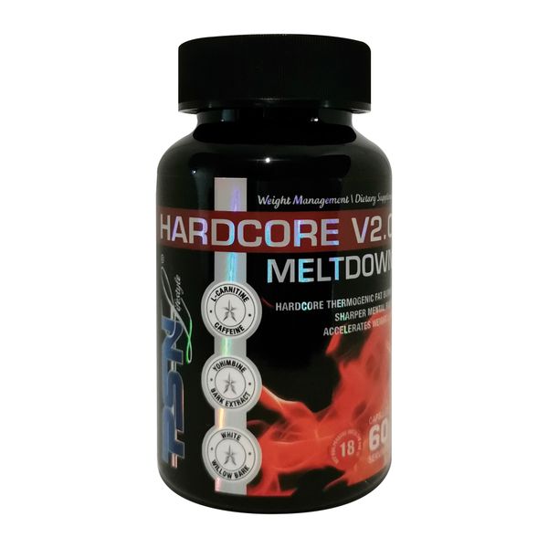 PSNLifestyle Hardcore Meltdown V2.0 - Thermogenic Fat Burner - 60 Capsules