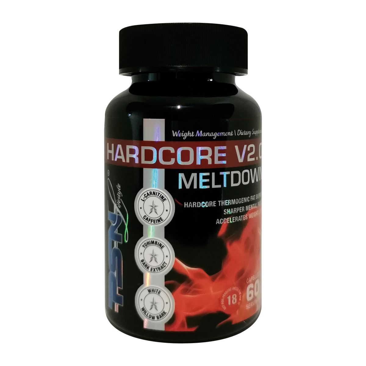 PSNLifestyle Hardcore Meltdown V2.0 - Thermogenic Fat Burner - 60 Capsules, Shop Today. Get it Tomorrow!