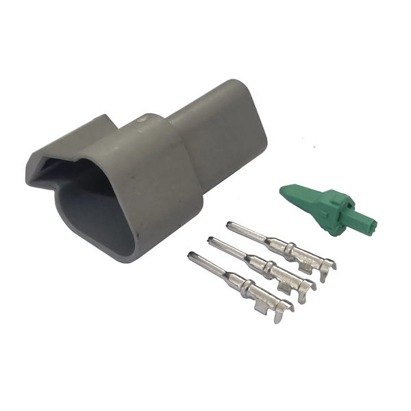 Motolab 3 Pin Deutsch Connector Plug - FEMALE
