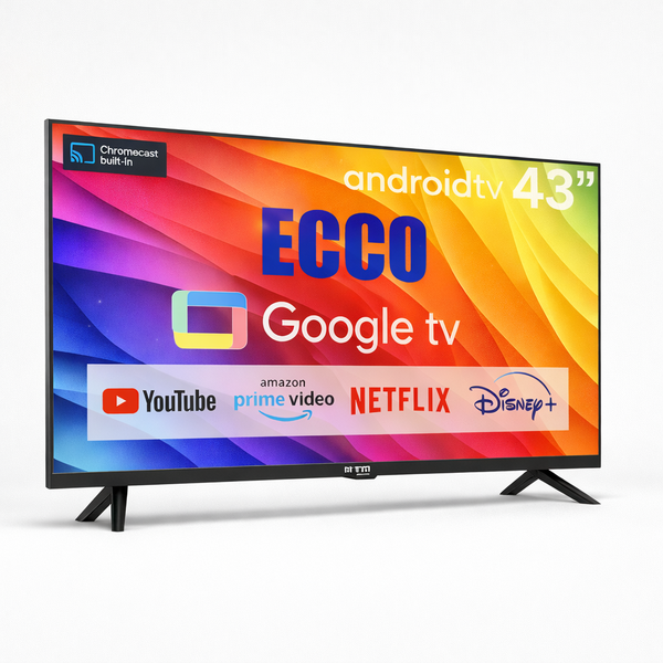 43" Smart 4K UHD Google TV | HDR | Voice Control | Built-in Chromecast