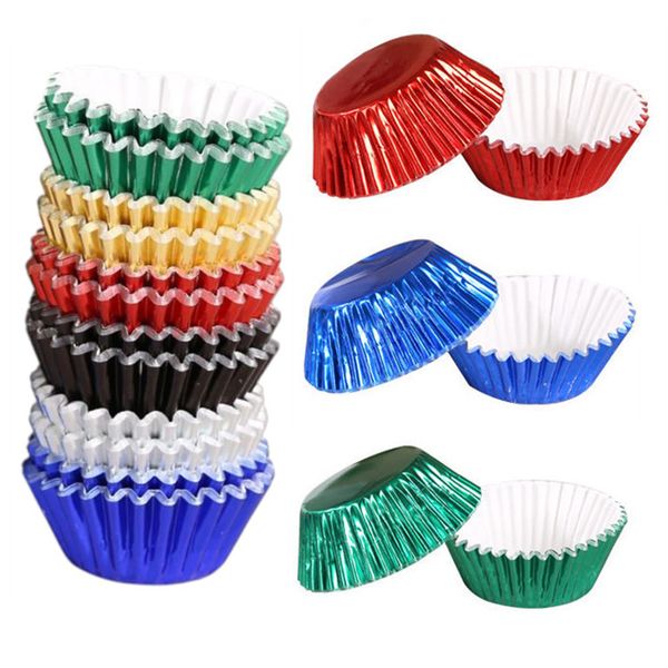 600 Piece Foil Tin Baking Cups Disposable Muffin Cupcake Holders Disposable