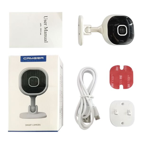 Security camera night vision rotating wifi voice intercom