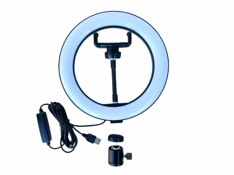 Ring Fill Light with Phone Holder and Light Controller. 22cm