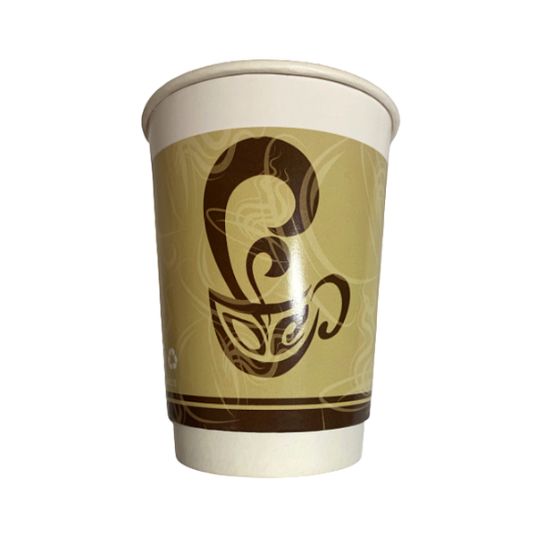 Double Wall Paper Coffee Cups - Coffee &amp; Tea - Eco Friendly - 350ml