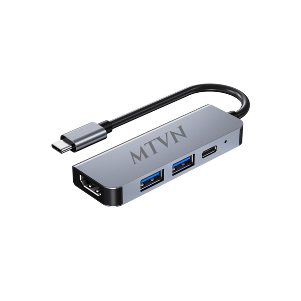 MTVN Technologies 4-in-1 Type C Hub Multi-Function Adapter HDMI, USB 3.1
