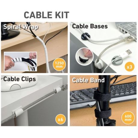 White deals cable tidy