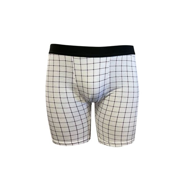 Scrapeez Men's Checks Longer Length Boxer