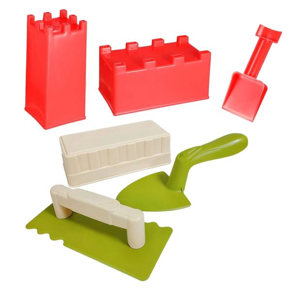 Game Play Sand Toys Sandcastle Building Kit - Set of 6