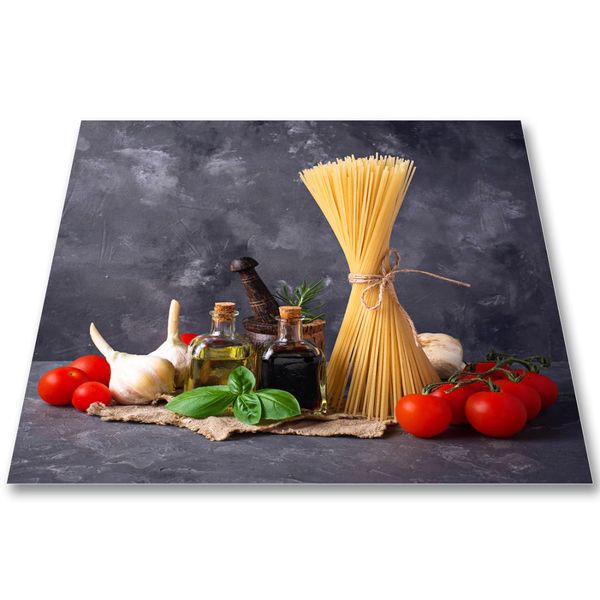 Papillon Square Induction Cooktop Protector - Italian Food