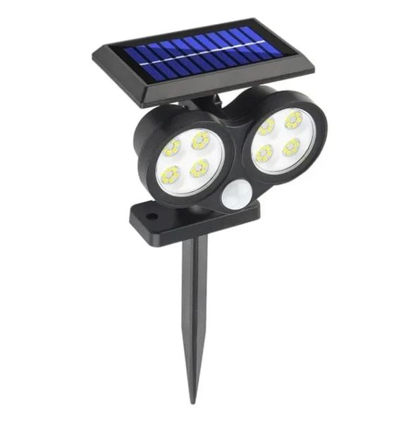 Waterproof Landscape Sensor Solar Powered LED Light Wall Lamp 200LM