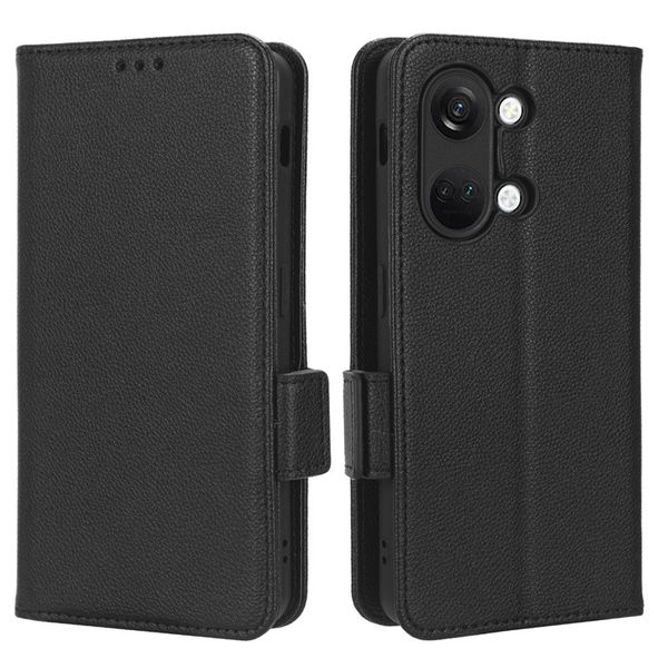Lychee Patterned Leather Cover Compatible With OnePlus Nord CE4 Lite 5G