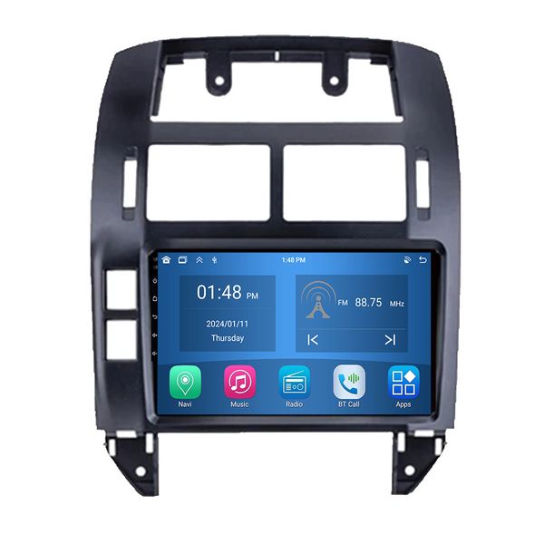 4G+64G Car Radio CarPlay GPS Compatible with Polo Mk4 4 2001 - 2009
