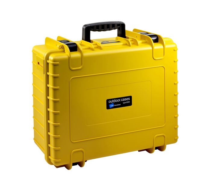 B&amp;W Intl. Outdoor Case 6000 With Foam - Yellow