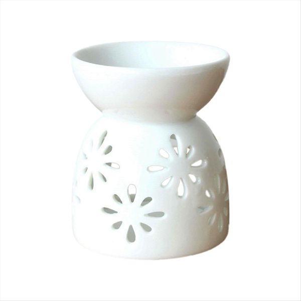 Ceramic Crafts Ceramic Hollow-Out Aromatherapy Stove Creative Candlestick