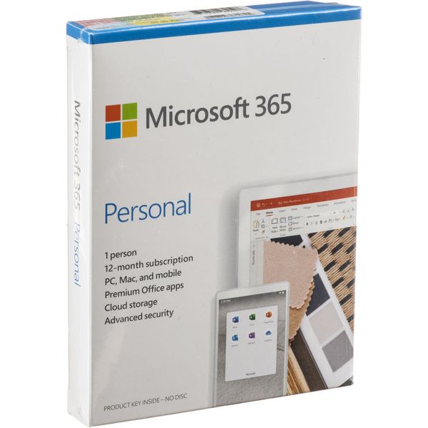 Microsoft Office 365 Personal 1 Year Key Africa Only Medialess P6
