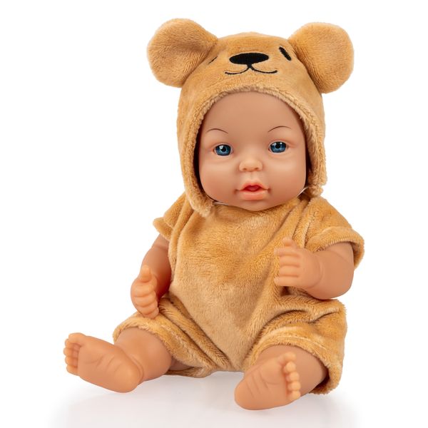 Bayer Bear Costume 22cm Doll - Deluxe Collection