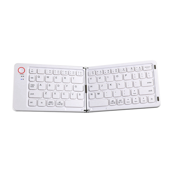 Folding Keyboard Suitable for Laptops and Mobile Phones White