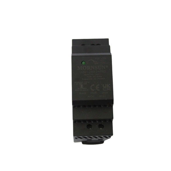 LI30-20B24PR2: 36W 24V/1.5A DIN Rail AC/DC Power Supply, 4KV Isolation