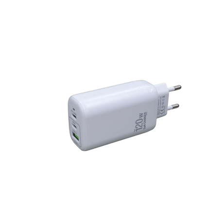 USB-C Fast Travel Charging Adapter 120Watt With USB-A + 2 USB-C Port Image