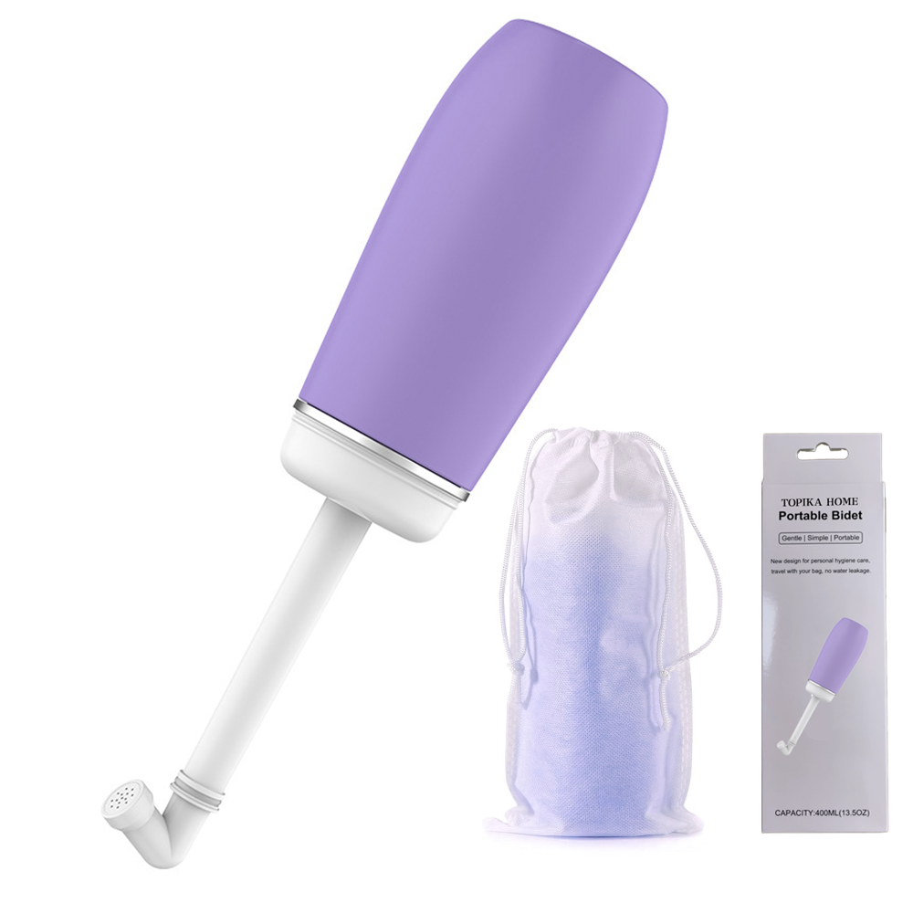 TopikaHome-Portable Bidet for Travel,400ML Peri Bottle for Postpartum Care