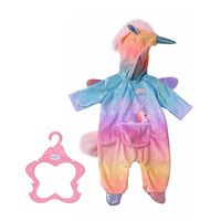 baby born unicorn onesie and accessory set