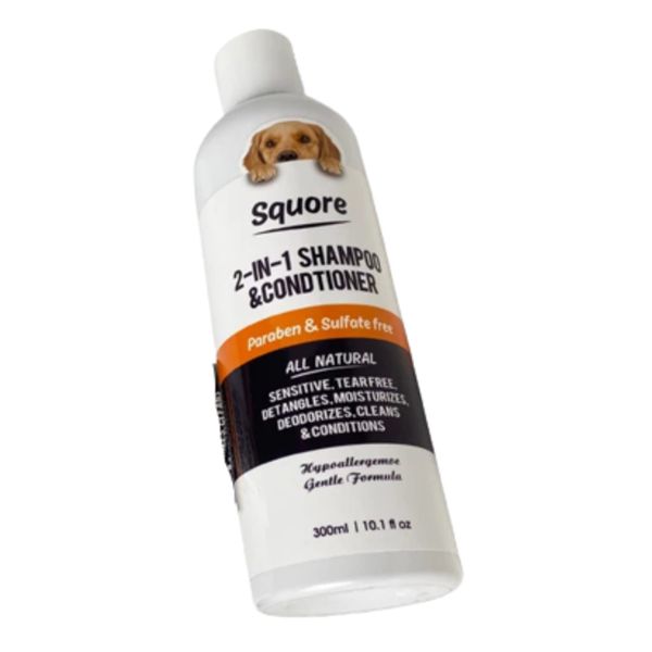 Squore Natural Mild Pet Shampoo and Conditioner For Dogs &amp; Cats Shower Gel