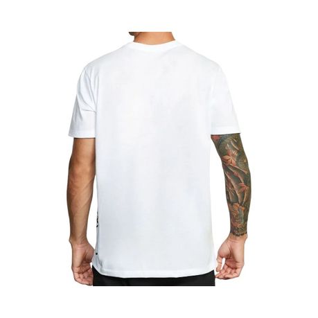 Rvca Mens Va Rvca Logo Short Sleeve T-Shirt White - Daily